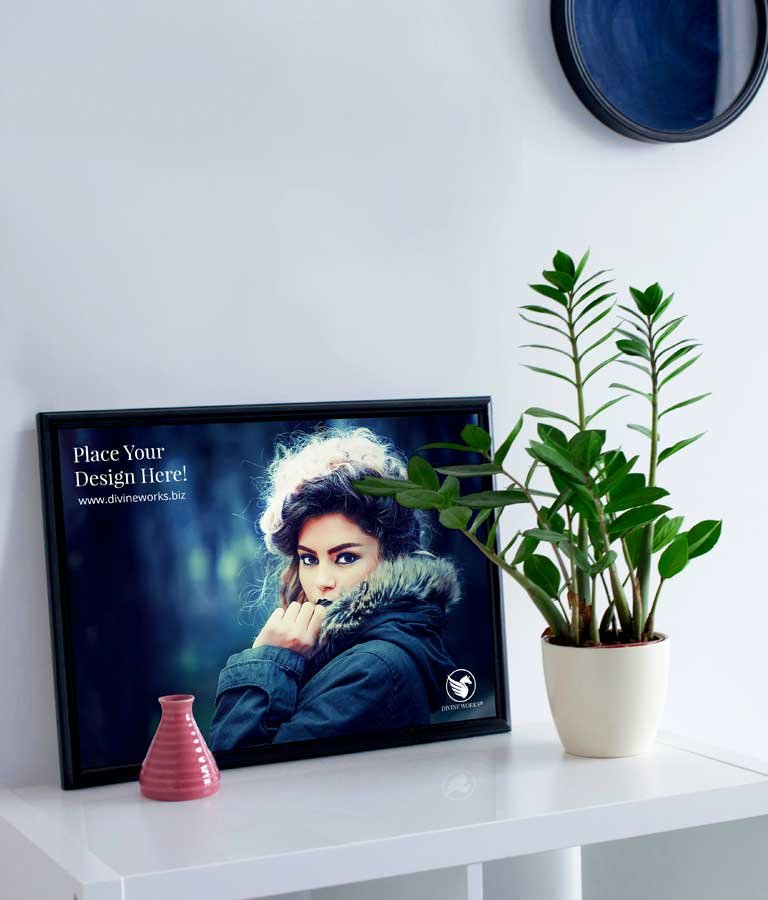 Download Free Landscape Frame Mockup by Divine Works