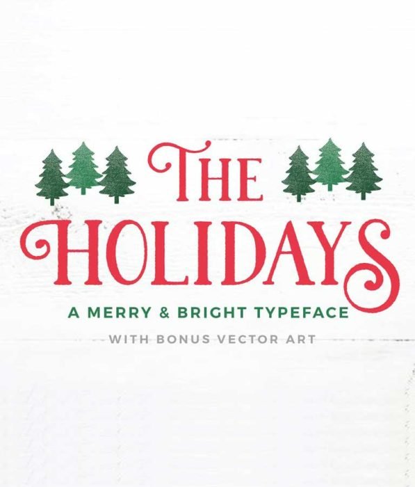 The Holidays - A Christmas Typeface