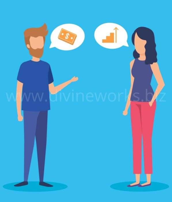 Download Free Business Couple Vector Illustration by Divine Works