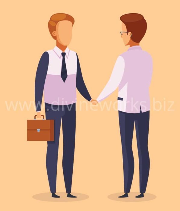 Download Free Businessman Partnership Vector by Divine Works