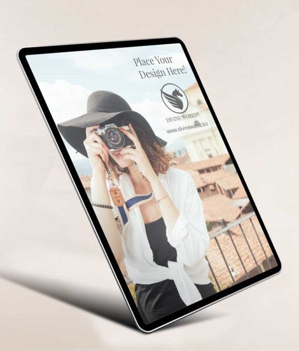 Download Free Floating iPad Air Mockup by DIvine Works