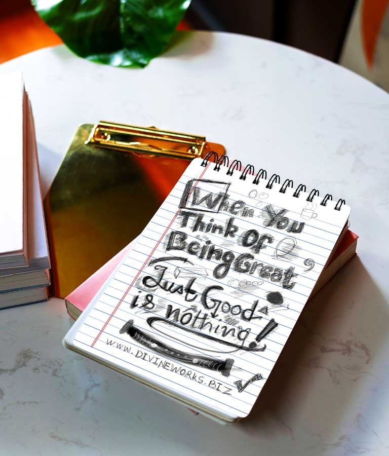 Download Free NoteBook PSD Mockup by Divine Works