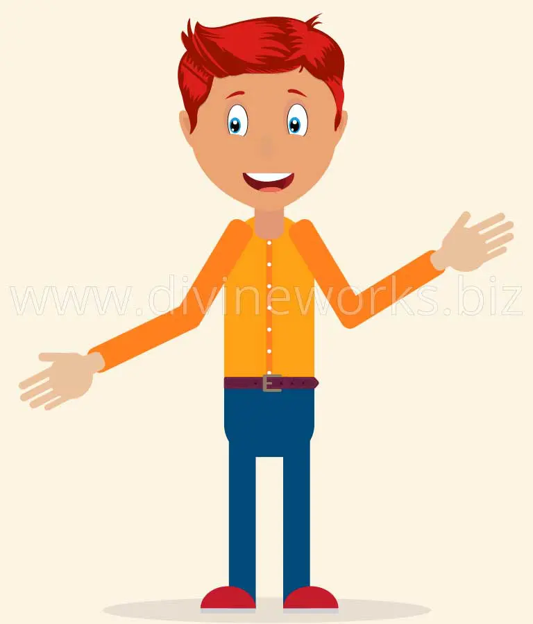 Download Free Free Vector Boy Character by Divine Works