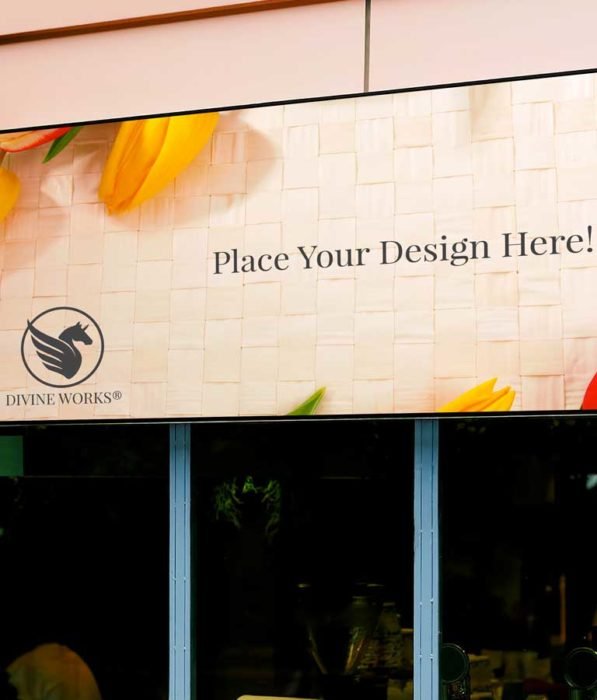 Download Free Front Store Signage Mockup by Divine Works