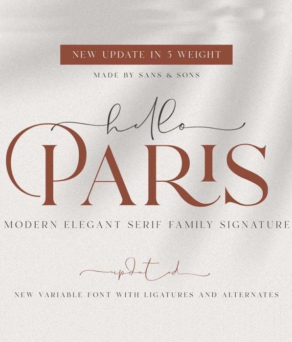 Hello Paris | Variable Paired Duo