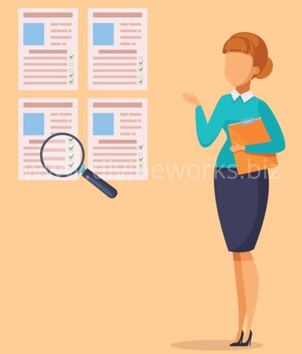 Performance Report Vector Illustration