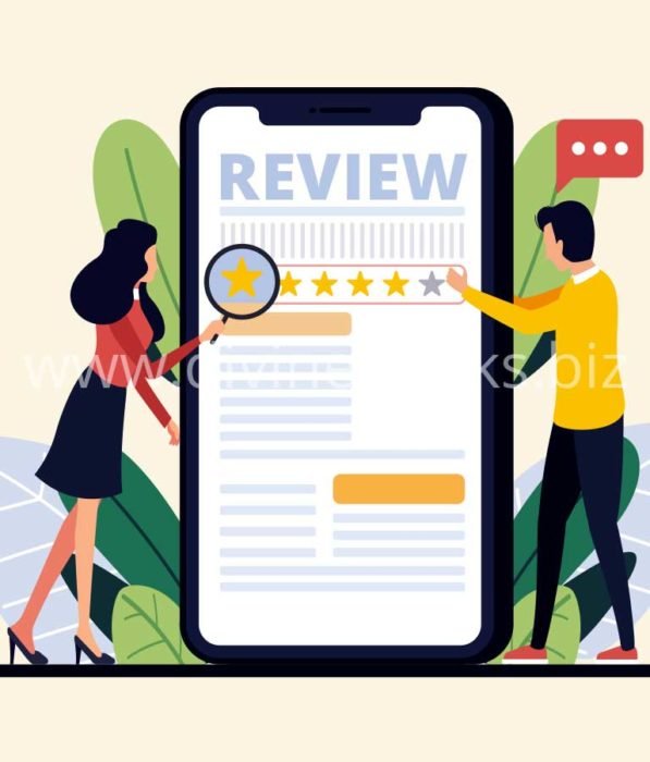 Download Free Review Page Vector Illustration by Divine Works