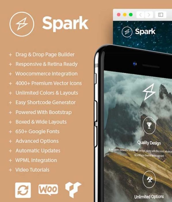 Spark Drag & Drop WordPress Theme