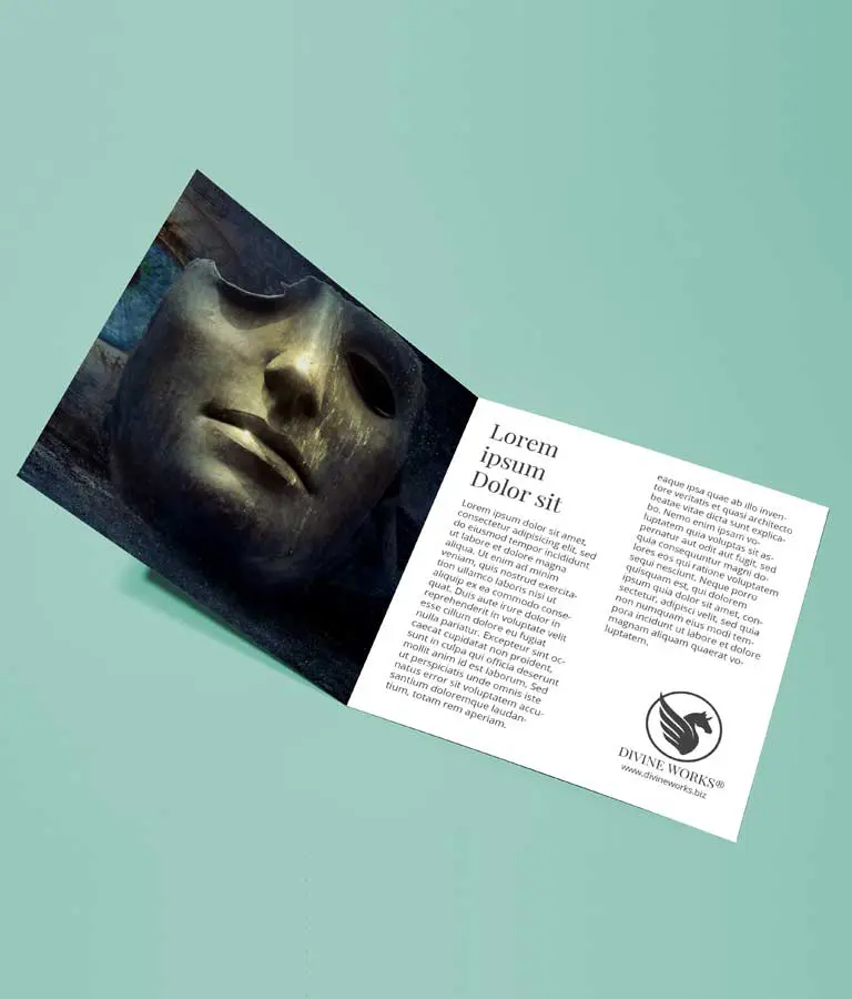 Download Free Square Brochure Mockup by Divine Works