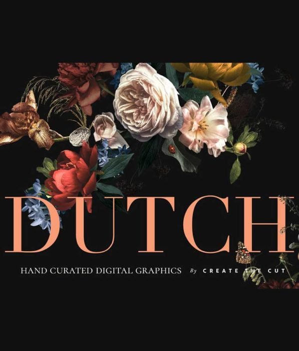 Vintage Floral Clip Art - Dutch