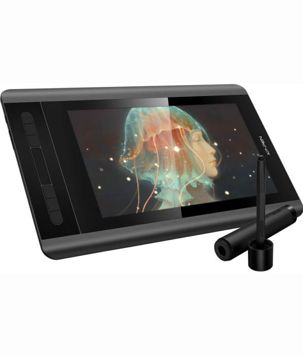 XP-PEN Artist12 11.6 Inch FHD Drawing Monitor Pen Display Graphic Monitor with PN06 Battery-Free Pen Multi-Function Pen Holder and Glove 8192 Pressure Sensitivity