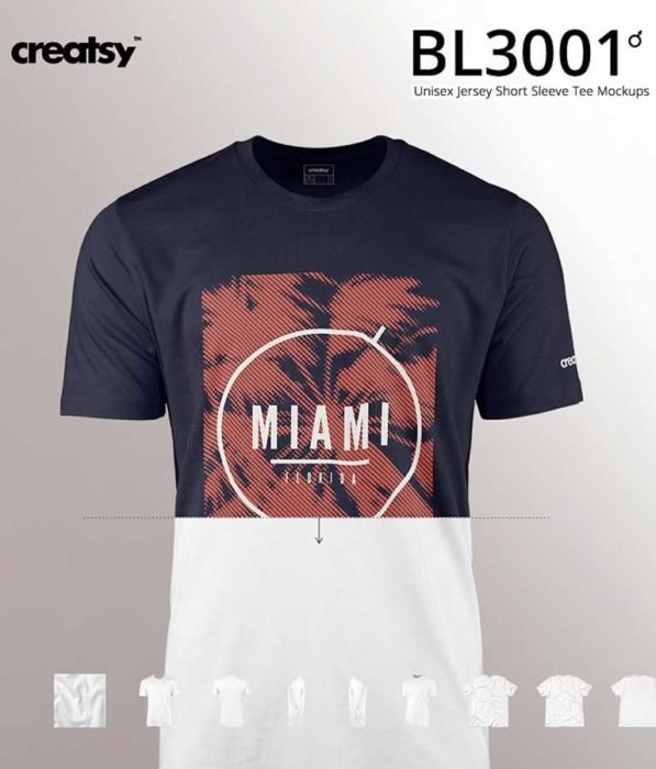 Bella Canvas 3001 Mockup Set (men)