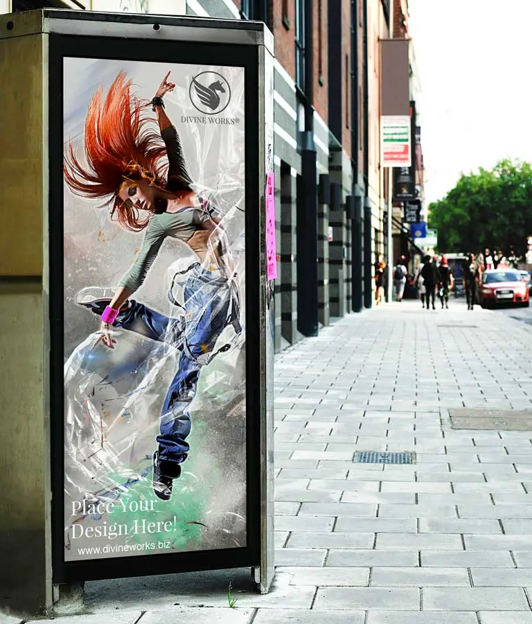 Download Free Billboard Street Mockup by Divine Works
