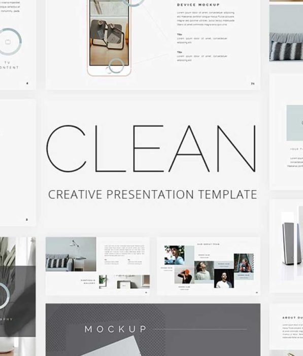 Clean Creative PowerPoint Template