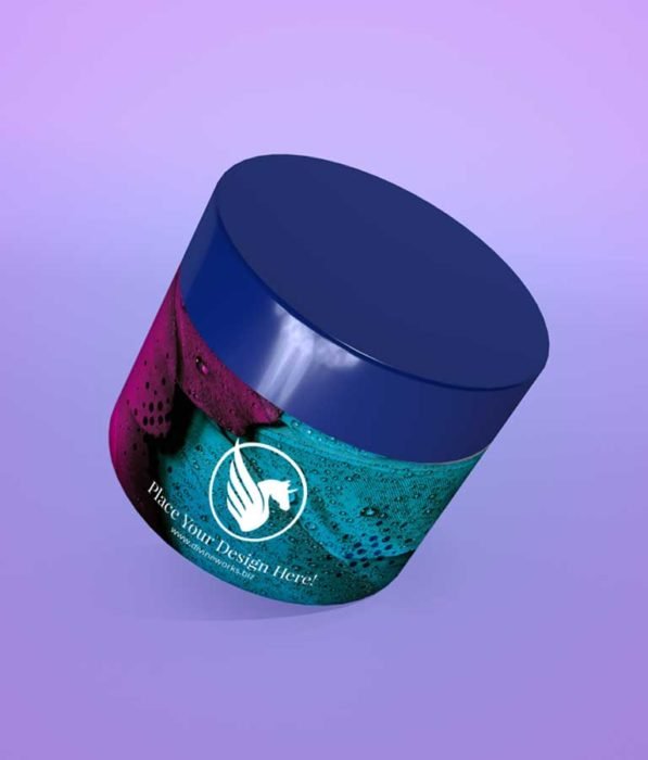 Cosmetic Jar Mockup