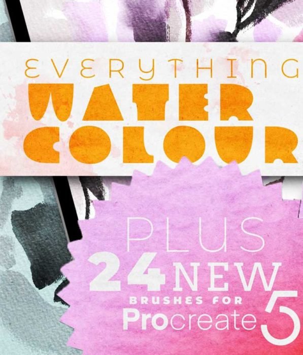 EVERYTHING WATERCOLOUR for Procreate