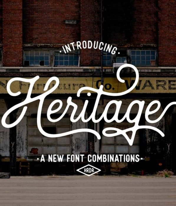Heritage Font Combinations