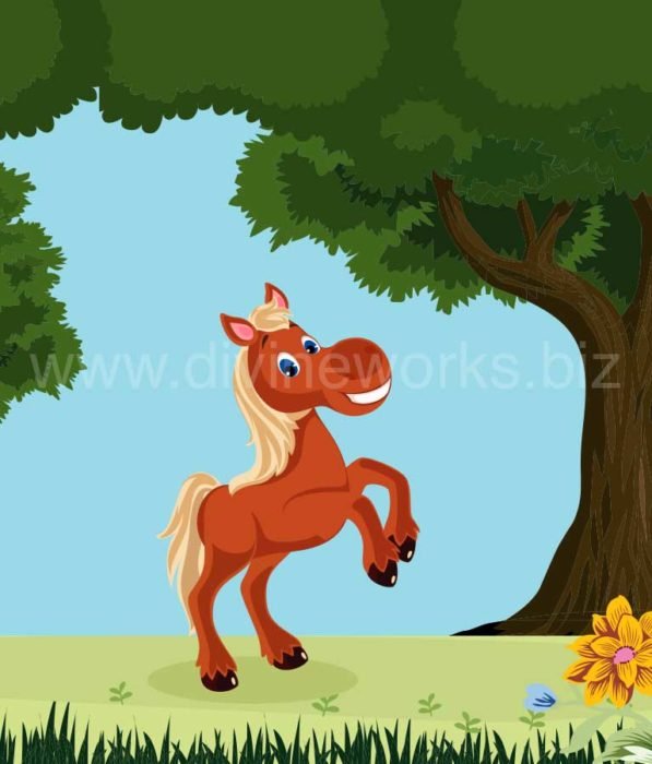 Download Free Horse Cartoon Character Vector by Divine Works