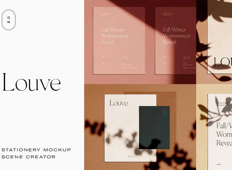 Louve Shadow Mockup Scene Creator