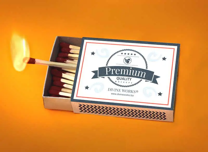 Download Free Matchbox Mockup by Divine Works