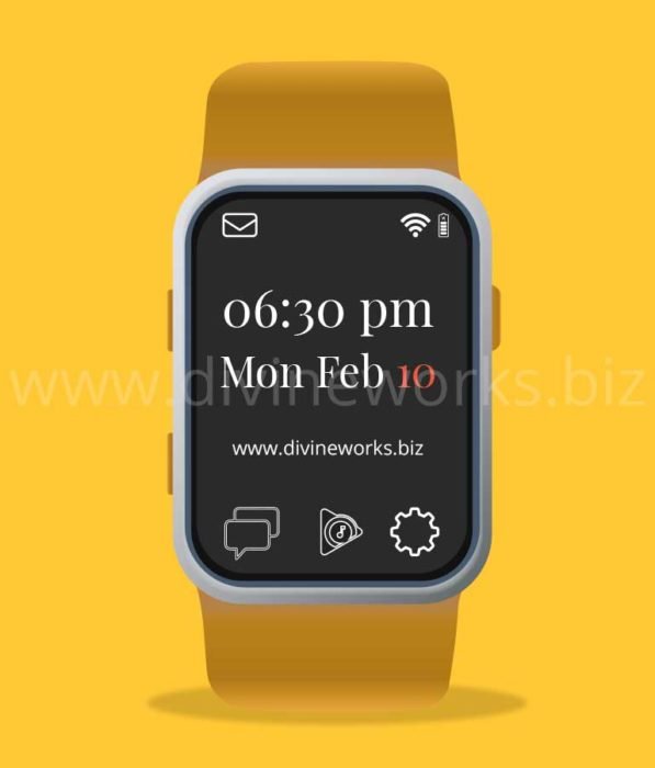 Download Free Smart Watch Vector Art by Divine Works