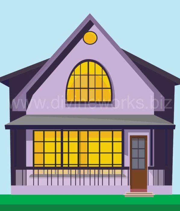 Download Free Vector House Illustration by Divine Workd