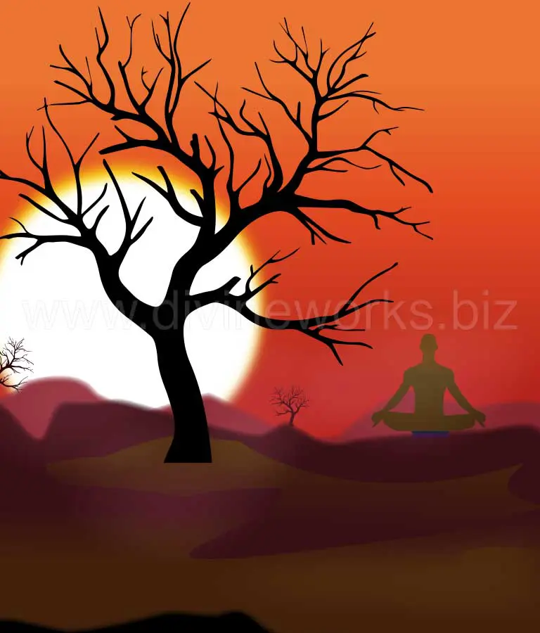 Download Free Yoga Man Vector Illustration by Divine Works