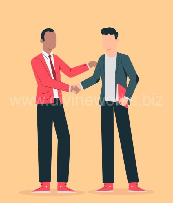 Download Free Business Deal Concept Vector Art by Divine Works