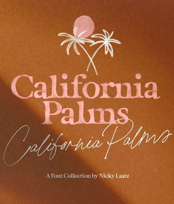 California Palms Fonts & Graphics