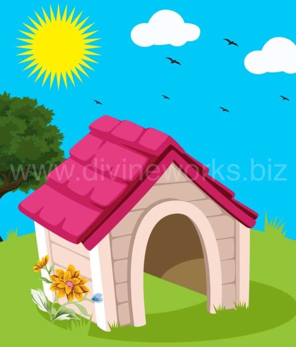 Download Free Dog House Vector Illustration by Divine Works