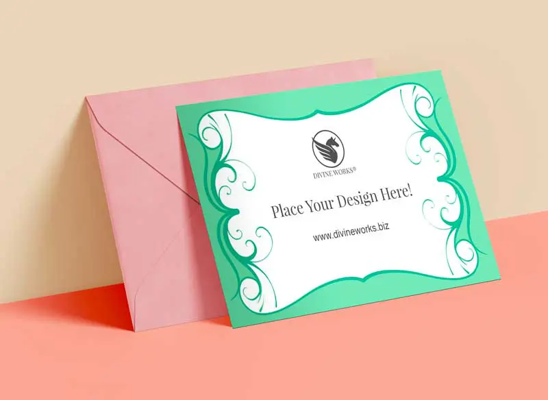 Download Free Invitation Card Mockup by Divine Works