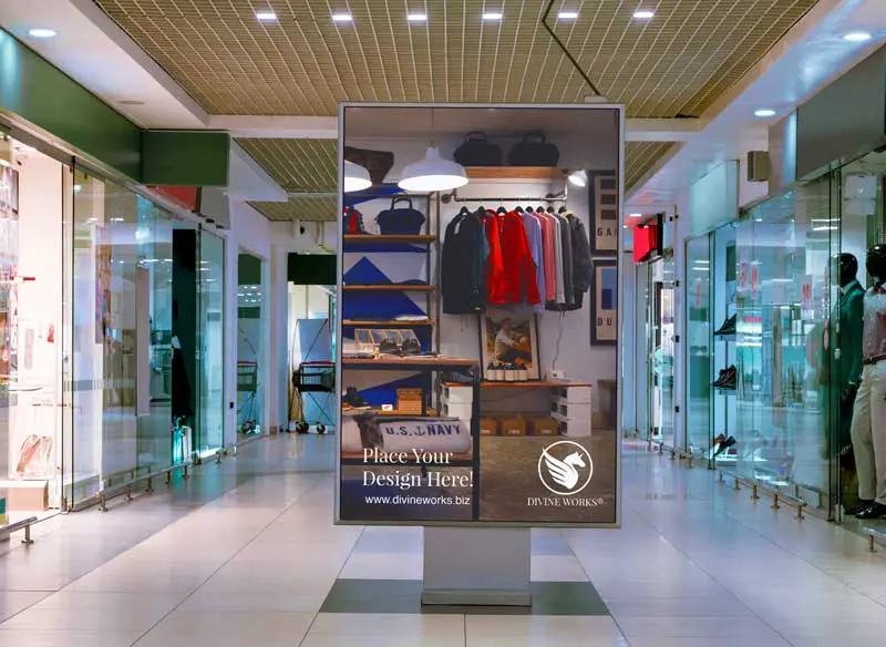 Download Free Mall Advertising Mockup by Divine Works