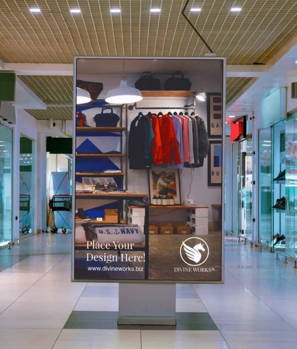 Download Free Mall Advertising Mockup by Divine Works