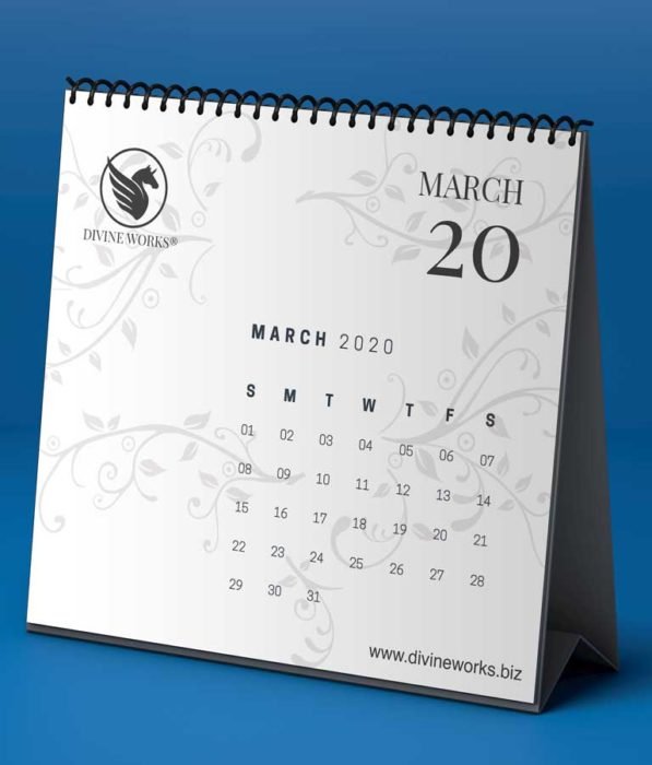 Download Free Month Calendar Mockup by Divine Works