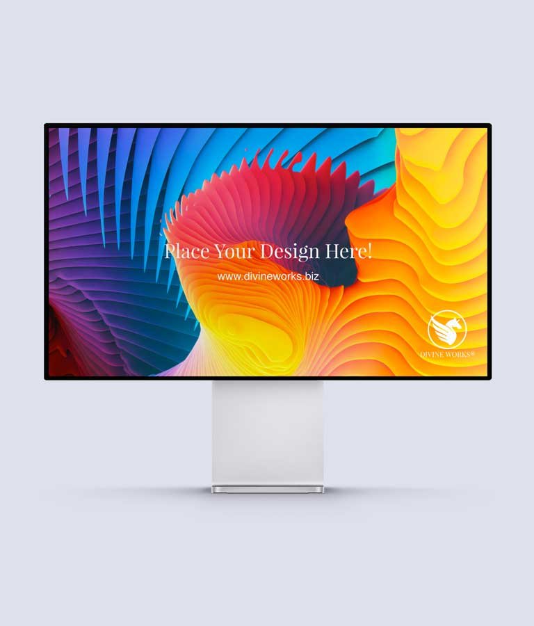 Download Free Pro Display XDR Mockup by Divine Works