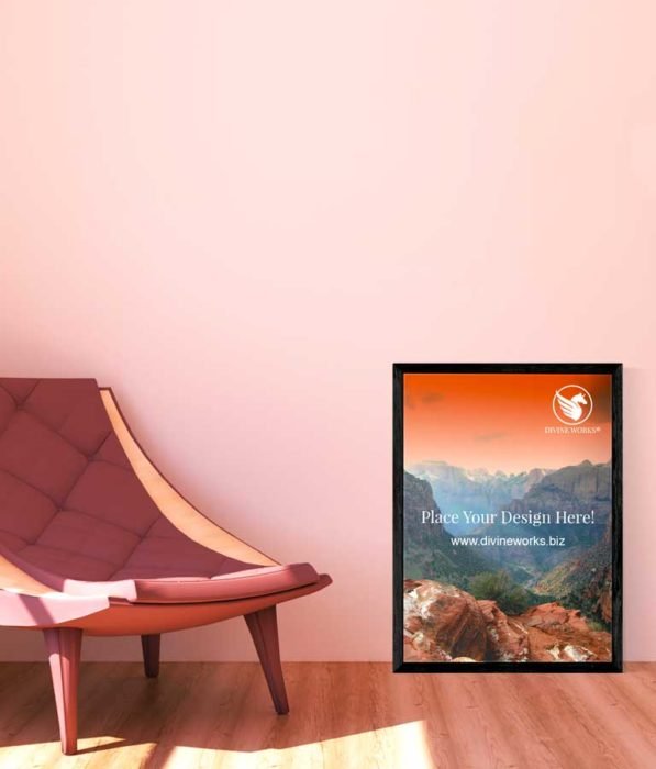 Download Free Room Interior Poster Mockup by Divine Works