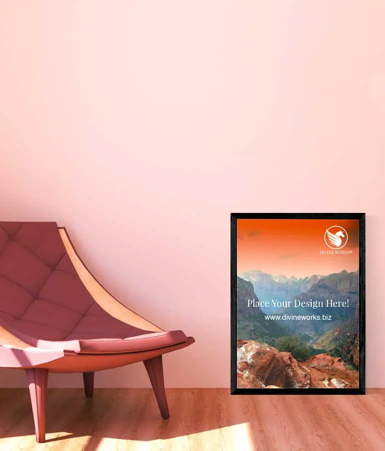 Download Free Room Interior Poster Mockup by Divine Works