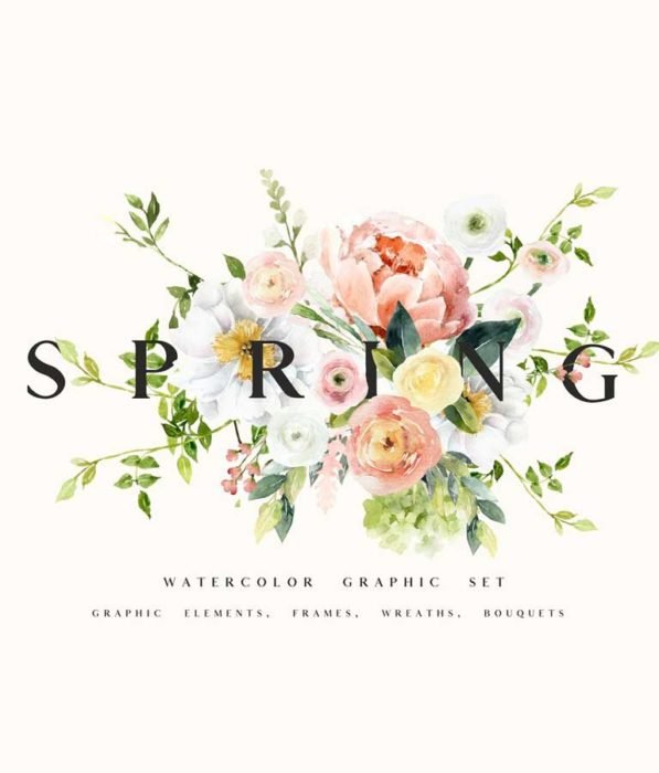 SPRING Collection Watercolor Set