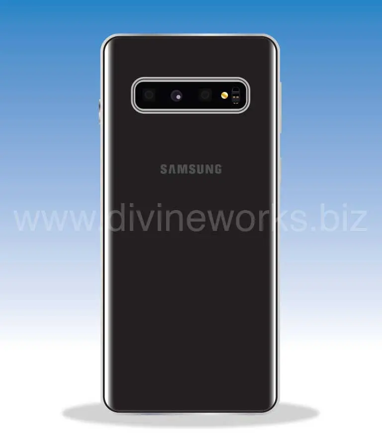 Download Free Samsung Galaxy S10 Plus Back Vector by Divine Works
