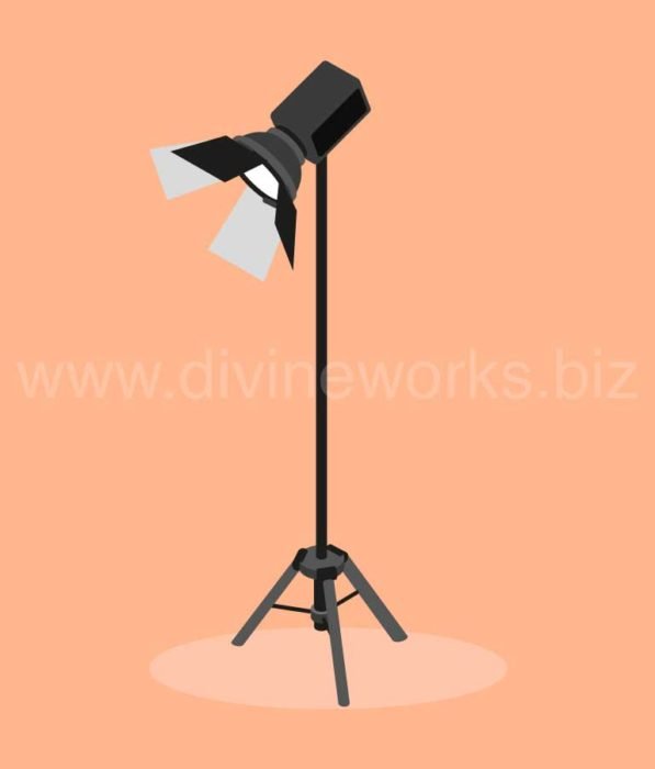 Download Free Video Light Vector Illustration by Divine Works