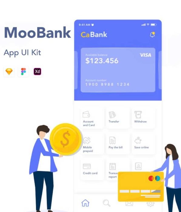 Banking Application UI Kit For Android and iOS