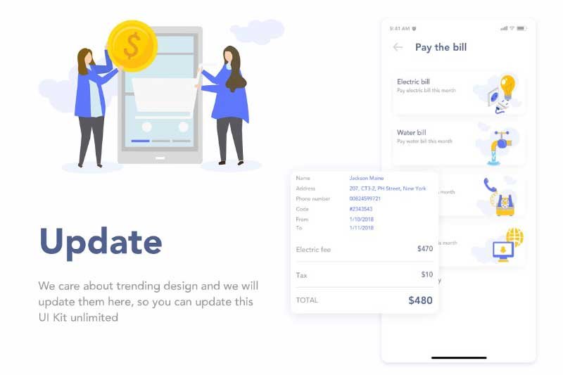 Banking Application UI Kit For Android and iOS