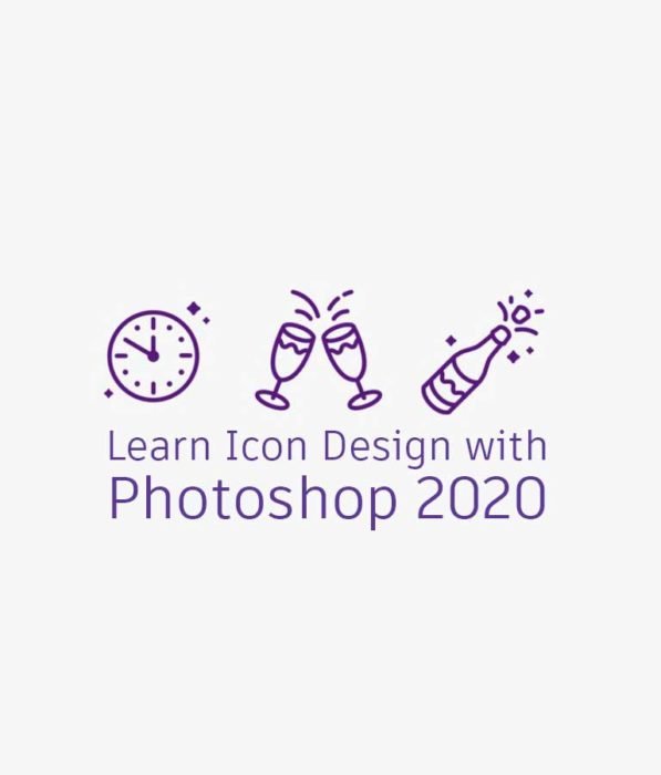 Learn to design icons with photoshop 2020