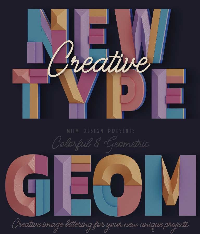 Decorative 3D Lettering