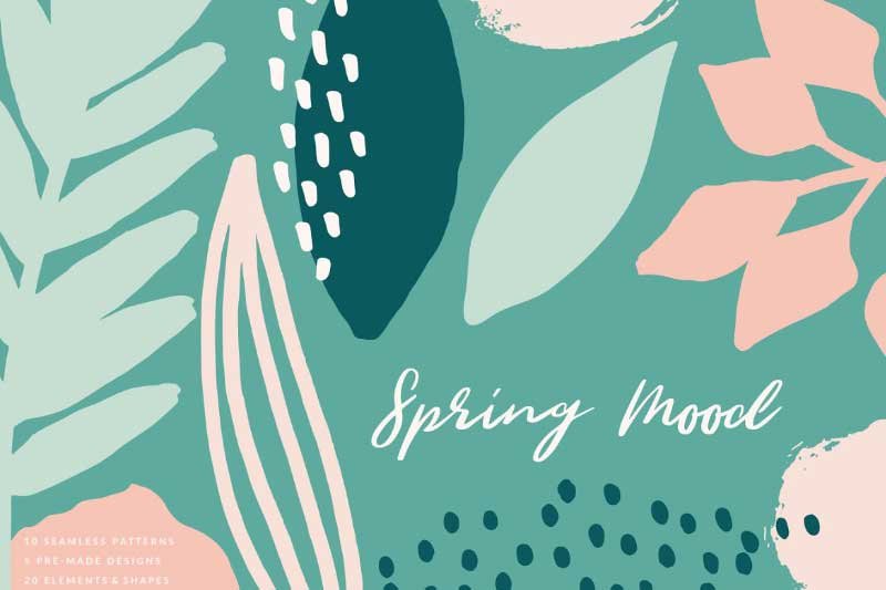 seamless vector patterns and elements