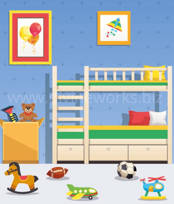 Download Free Baby Room Vector Illustration by Divine Works