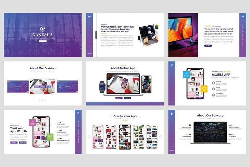 Business - Technology Google Slide