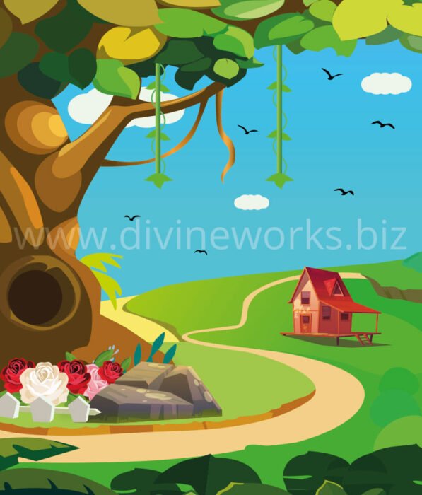 Download Free Adobe Illustrator Forest Vector Illustration by Divine Works