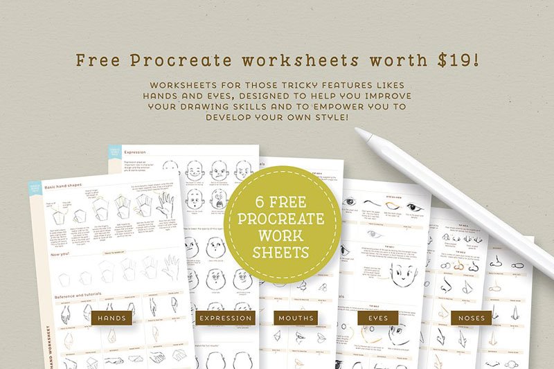 Procreate People Drawing Toolkit