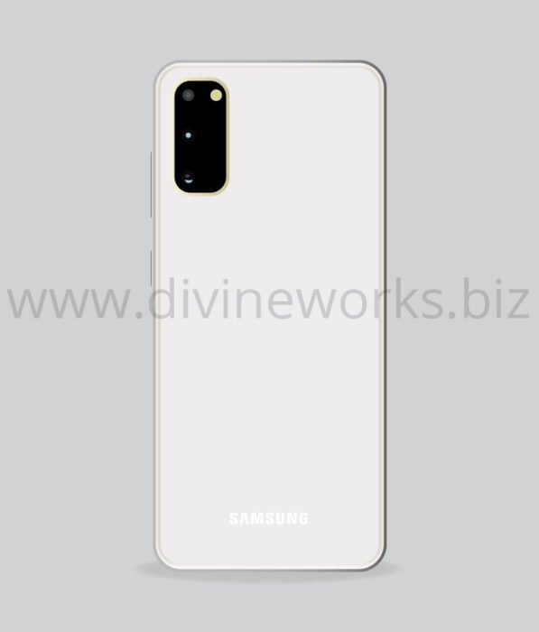 Download Free Samsung S20 Back Vector Illustration by Divine Works